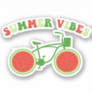 Adesivo Summer Vibes Watermelon Recort Vinyl Stickers
