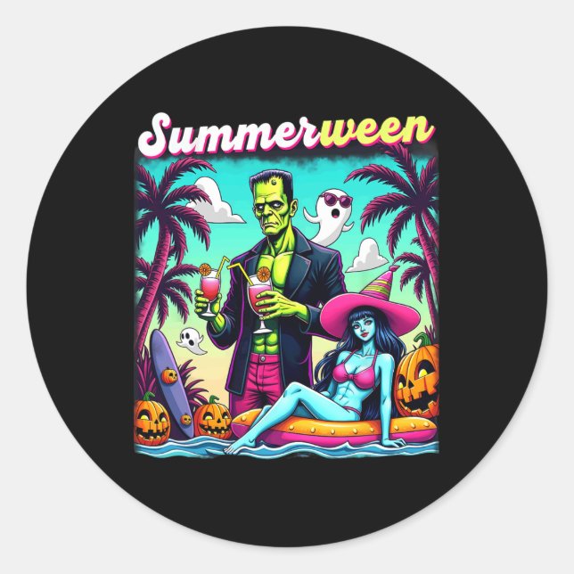 Adesivo Summerbetween Summer Halloween Zombie Frankenstein (Frente)