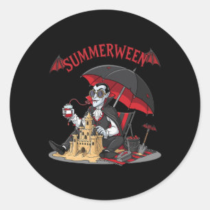 Adesivo Summerentre Vamire Beach Dracula Sandcastle Gótico