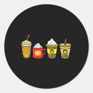 Adesivo Sumo Café Pumpkin Especiarias Latte Bebidas Outono