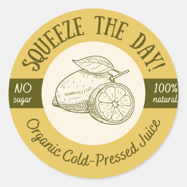 Adesivo Sumo Orgânico (Frente)