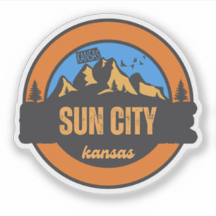 Adesivo Sun City, Kansas