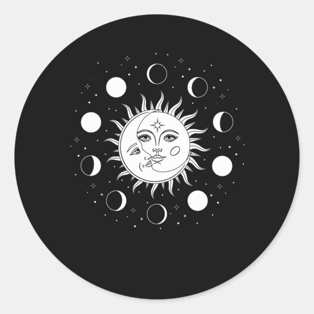 Adesivo Sun Moon Occult (Frente)