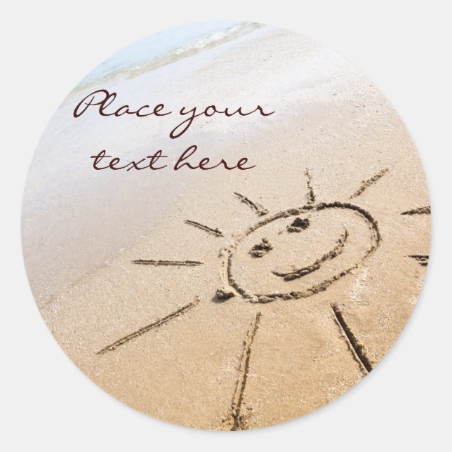 Adesivo Sun Na Praia (Frente)