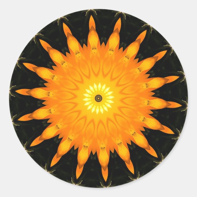 Adesivo Sun Round Sticker (Frente)