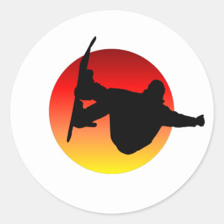 Adesivo Sun Snowboard