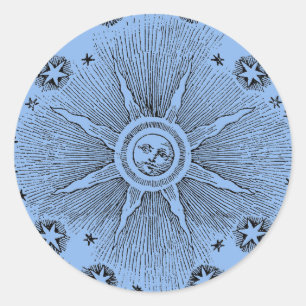 Adesivo Sun Stars Antiguamente Night Sky Medieval Zodieval