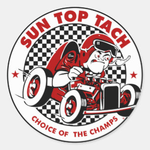 Adesivo Sun Top Tach "ESCOLHA DOS CHAMPES" STCKERS