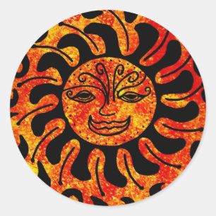 Adesivo Sun tribal