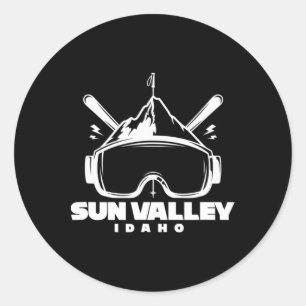 Adesivo Sun Valley Idaho Souvenir Ski Snowboard