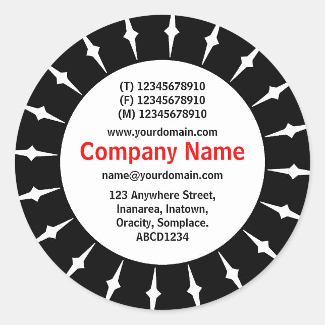 Adesivo SunBurst 05 Business (Frente)