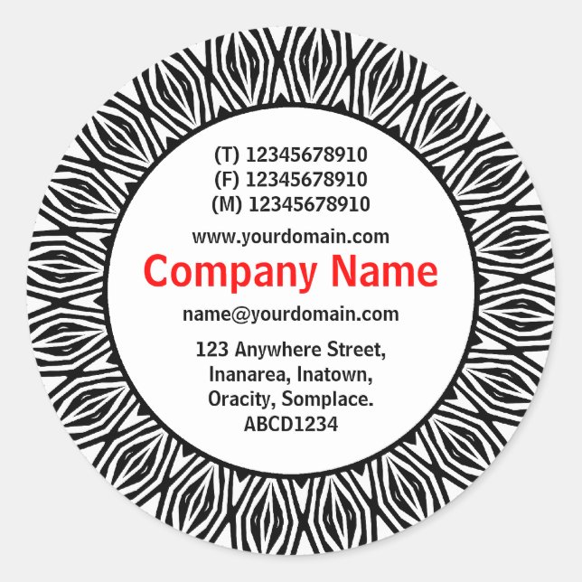 Adesivo SunBurst 06 Business (Frente)