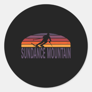 Adesivo Sundance Mountain Utah Usa Ski Resort Snowboard