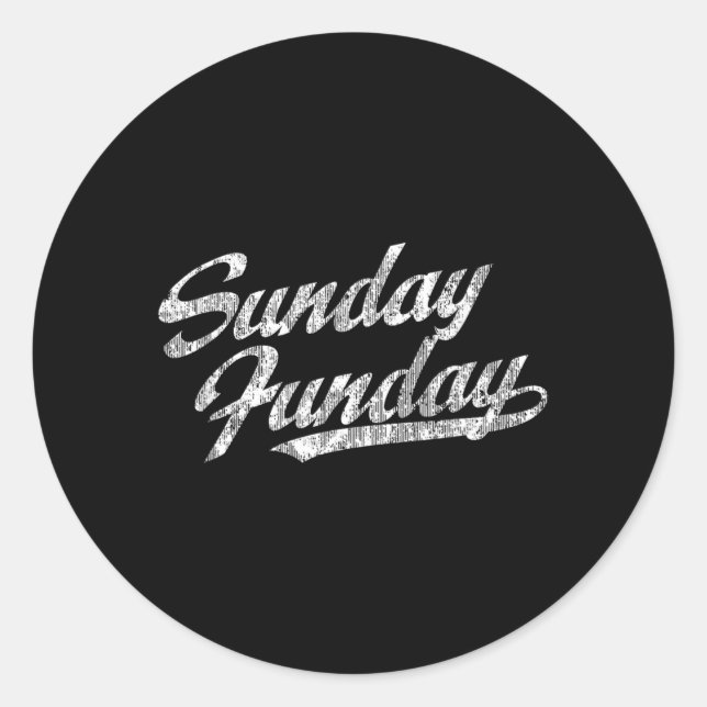 Adesivo Sunday Funday (Frente)