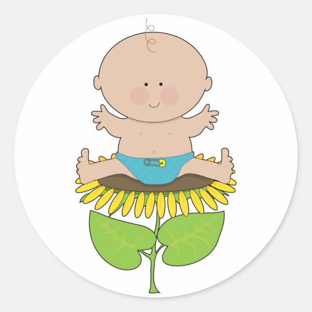 Adesivo Sunflower Baby Boy (Frente)