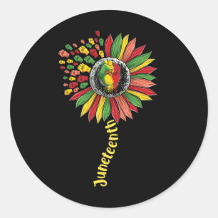 Adesivo Sunflower Fist Jundécimo História Negra Africana A