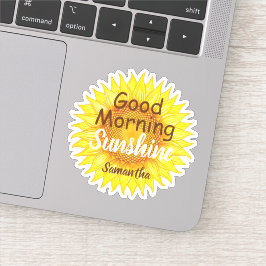 Adesivo Sunflower Good Morning Sunshine Colorir