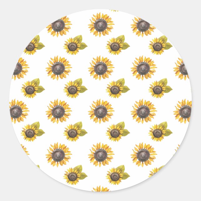 Adesivo Sunflower Pattern Sitcker (Frente)