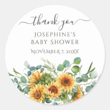 Sunflower Sunshine Fall Chá de fraldas Presente Ma