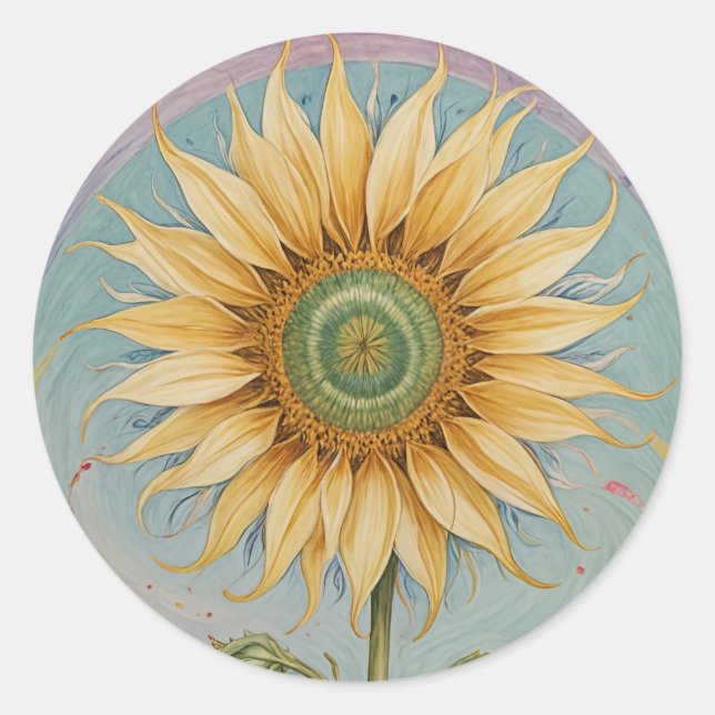 Adesivo Sunflower Whimsy (Frente)