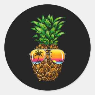 Adesivo Sungles Pineapple Aloha Hawaii Luau Havaiian Vacat