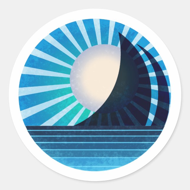 Adesivo Sunlit Sail Sticker Midnight (Frente)