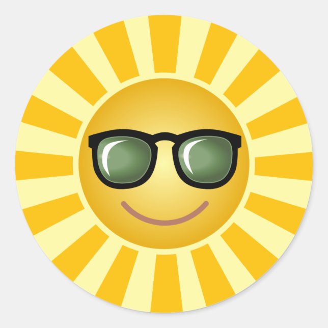 Adesivo Sunny com Shades (Frente)