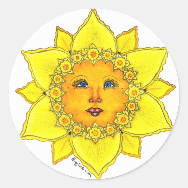 Adesivo Sunny Daffodil - Stickers (Frente)