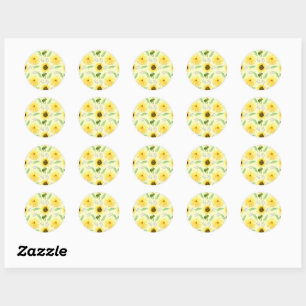 Adesivo Sunny Floral Pattern Napkins