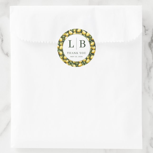 Adesivo Sunny Lemon Wedding (Bolsa)