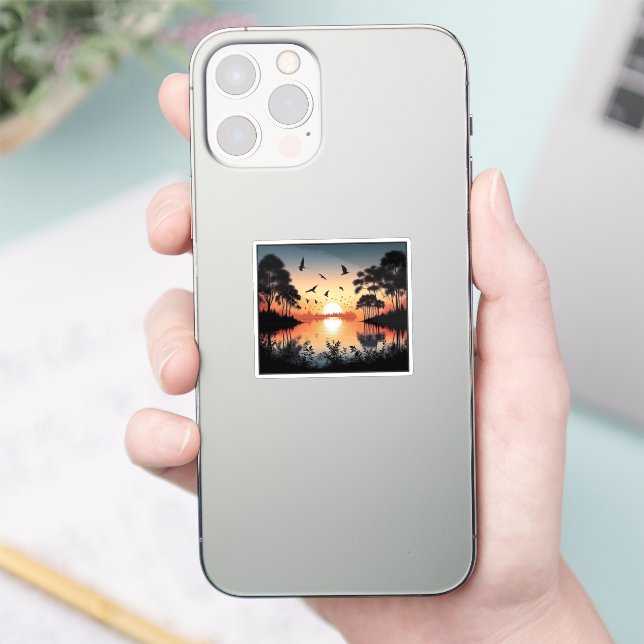 Adesivo Sunset Serenity  (Telefone)