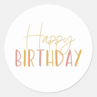 Adesivo Sunshine Birthday Feliz Aniversário Cupcake Topper