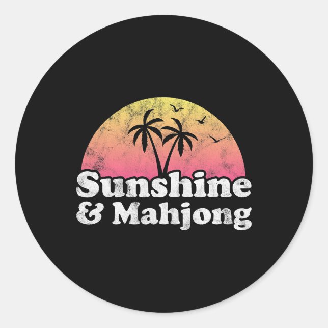 Adesivo Sunshine e Mahjong (Frente)