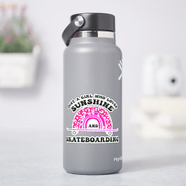 Adesivo Sunshine & Skateboard 4" Kiss Cut Vinyl Sticker