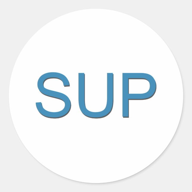 Adesivo SUP (Levante-se no Paddleboard) (Frente)