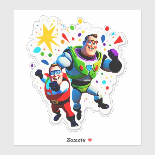 Adesivo Super Birthday Bash! (Folha)