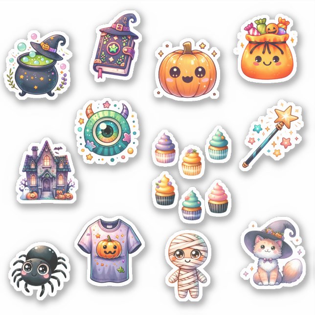 Adesivo Super Bonito Halloween (Frente)
