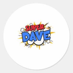 Adesivo Super Dave Funny Quic Dia de os pais Persona