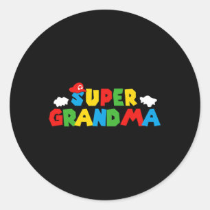 Adesivo Super Gamer Avó Engraçado Dia Das Mulheres Pela Mã