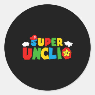 Adesivo Super Gamer Tio Funny Celebra Por Dia de os pais