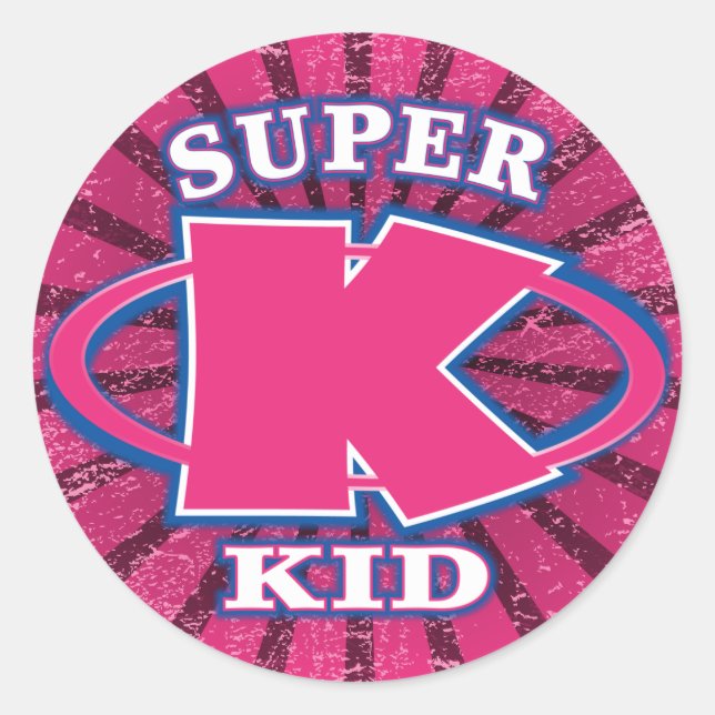 Adesivo Super Kid Girls Sticker (Frente)