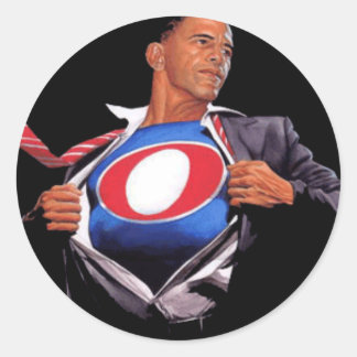 Adesivo Super Obama Sticker