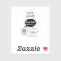 super sale business discount scan QR code details 