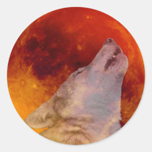 Adesivo Super Sangue Wolf Moon 2019