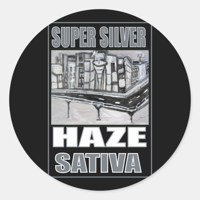ADESIVO SUPER SILVER HAZE SATIVA (Frente)