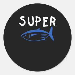 Adesivo Super Tuna Fish Army Engraçado Kpop Music Presente