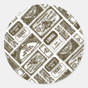 Adesivo Supergirl admite um teste padrão Brown