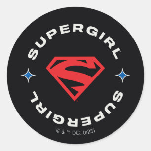 Adesivo Supergirl Age de Heroes Circle S-Shield