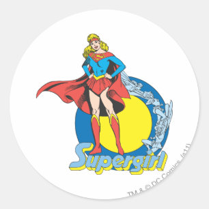Adesivo Supergirl com logotipo