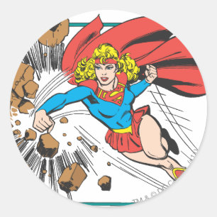 Adesivo Supergirl Destroys Boulder